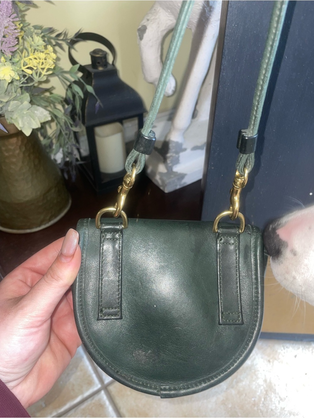 Coach vintage green mini belt bag crossbody - Picture 2 of 5